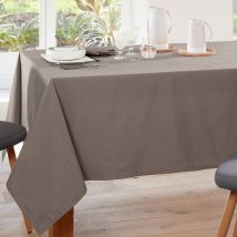 Nappe 140x250 - marron taupe - Becquet