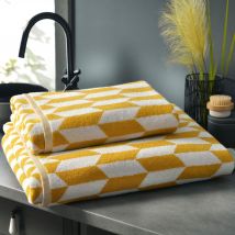Drap de bain 70x140 - jaune - Coton - Becquet