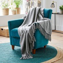Plaid 125x150 - gris - Becquet