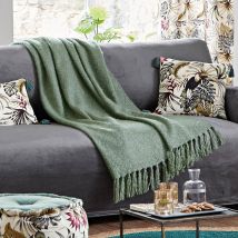 Plaid 125x150 - vert - Becquet