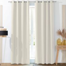 Rideau occultant L.140xH.260 - naturel - Becquet