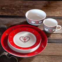Set 4 mugs - rouge - Becquet