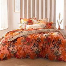 Housse de couette 200x200 - orange - Coton - Becquet