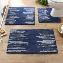 Tapis de bain 60x60 - bleu - Becquet