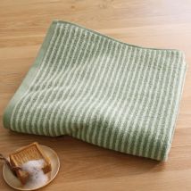 Serviette de toilette 50x100 - vert - Coton - Becquet