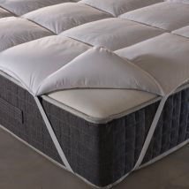 Surmatelas moelleux 180x200 - blanc - Becquet