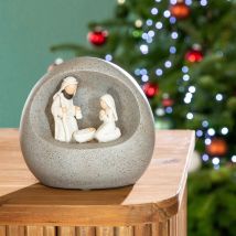 Crèche décorative - gris - Becquet