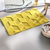 Tapis de bain 50x80 - jaune - Becquet