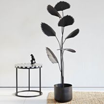 Plante en métal noir - noir - Métal - Becquet