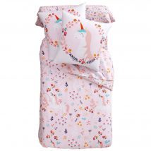 Housse de couette 140x200 - rose - Coton - Becquet