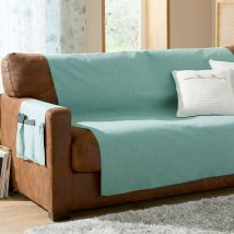 protège canapé 38x55 Lot de 2 - vert de gris - Bois - Becquet