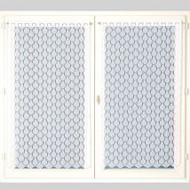 Voilage droit L.44xH.120 Lot de 2 - blanc - Becquet