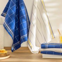 Torchons 50x70 Lot de 3 - blanc - Coton - Becquet