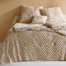 Housse de coussin 63x63 Lot de 2 - beige - Coton - Becquet