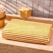 Serviette de toilette 50x90 - jaune ocre - Coton - Becquet
