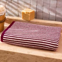Gants de toilette 15x21 lot de 2 - violet aubergine - Coton - Becquet