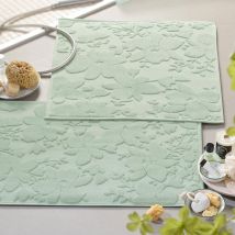 Tapis de bain 60x100 - vert céladon - Coton - Becquet