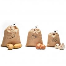 Lot de 3 sacs de conservation - naturel - Becquet