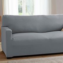 Housse canapé 2places - gris - Becquet