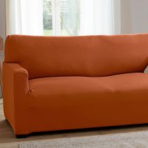 Housse canapé 2places - rouge tomette - Becquet