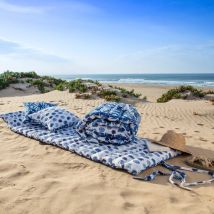 Matelas de sol 60x180 - bleu - Coton - Becquet