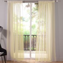 Voilage L.415xH.240 - blanc ivoire - Becquet