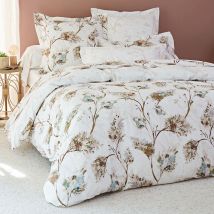 Housse de couette 140x200 - blanc ivoire - Coton - Becquet