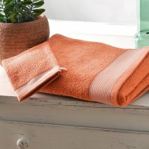 Serviette de toilette 50x90 - orange - Becquet