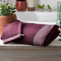Serviette de toilette 50x90 - violet - Becquet