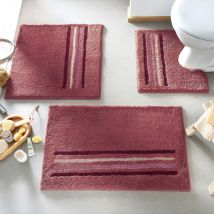 Tapis de bain 60x60 - rose - Becquet