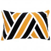 Coussin 30x50 diagonales - beige - Becquet