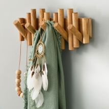 Porte-manteau bois - naturel - Bois - Becquet