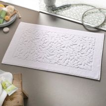 Tapis de bain 50x80 - blanc craie - Coton - Becquet