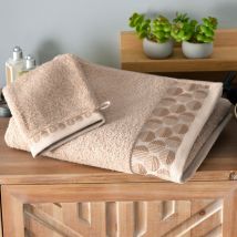 Drap de bain 100x150 - beige - Coton - Becquet