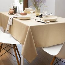 Serviette de table 45x45 Lot 3 - beige ficelle - Becquet
