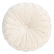 Coussin Rond 35 ø xh10 - beige - Becquet