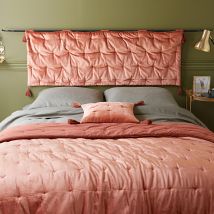 Tête de lit L. 140 x H. 50 - rouge tomette - Becquet