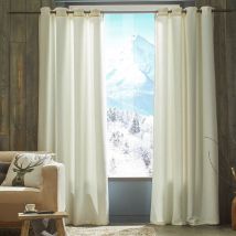 Rideau L. 135 x H. 250 - blanc - Becquet