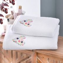 Drap de bain 70x130 - blanc - Coton - Becquet