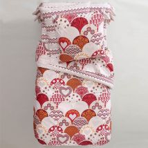 Taie sac 63x63 - rouge - Coton - Becquet