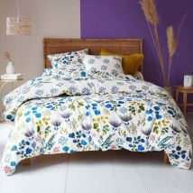 Drap 180x290 - bleu - Coton - Becquet