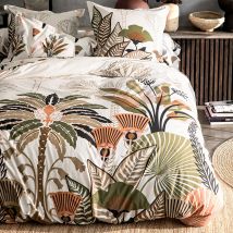 Drap-housse 160x200x28 - vert - Coton - Becquet