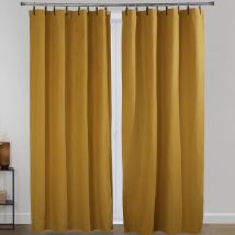 Rideau L. 135 x H. 260 - jaune ocre - Acier - Becquet
