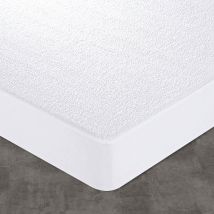 Protège matelas 160x200 - blanc écru - Becquet