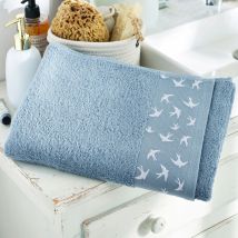 Serviette de toilette 50x90 - bleu glacier - Becquet