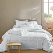 Drap 180x290 - blanc - Coton - Becquet