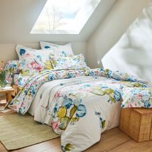 Drap-housse 160x200x28 - vert - Coton - Becquet