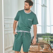 Pyjashort XL - vert de gris - Coton - Becquet