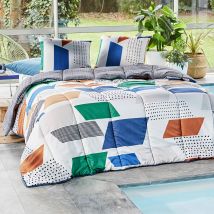 Couette chaude 200x200 - bleu - Becquet