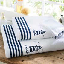 Serviette de toilette 50x90 - blanc - Coton - Becquet